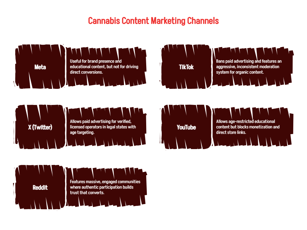 Platform-by-Platform_ What Each Channel Allows for Cannabis Content Marketing - visual selection