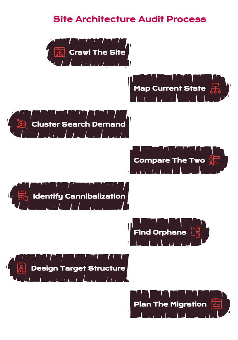 How to Audit and Improve Website Architecture - visual selection